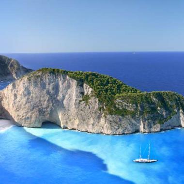 Shipswreck Beach in Zakynthos