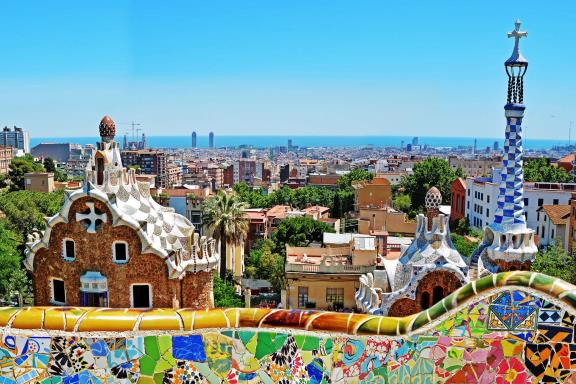 Gaudi gebouw in Barcelona