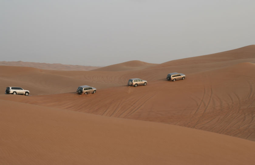 zandduinen jeepsafari Dubai
